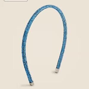 Crewcuts Girls' blue skinny crystal headband